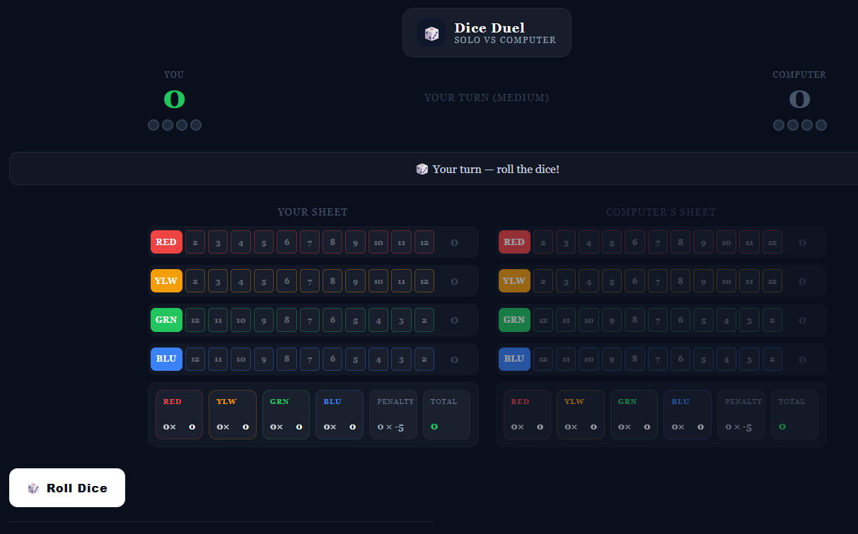 Dice Duel Screenshot